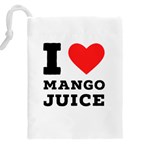 I love mango juice  Drawstring Pouch (4XL) Back