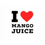 I love mango juice  Premium Plush Fleece Blanket (Small) 50 x40  Blanket Front