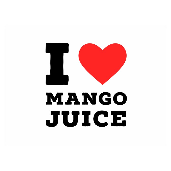 I love mango juice  Premium Plush Fleece Blanket (Extra Small)