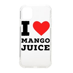 I Love Mango Juice  Iphone 11 Tpu Uv Print Case by ilovewhateva