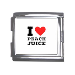 I Love Peach Juice Mega Link Italian Charm (18mm) by ilovewhateva