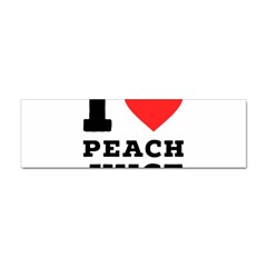 I Love Peach Juice Sticker Bumper (10 Pack) by ilovewhateva