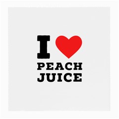 I Love Peach Juice Medium Glasses Cloth by ilovewhateva