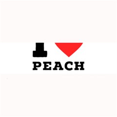 I Love Peach Juice Large Bar Mat by ilovewhateva