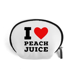 I Love Peach Juice Accessory Pouch (small) by ilovewhateva