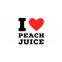 I Love Peach Juice Satin Wrap 35  X 70  by ilovewhateva