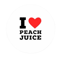 I Love Peach Juice Mini Round Pill Box by ilovewhateva