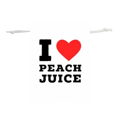 I Love Peach Juice Lightweight Drawstring Pouch (s) by ilovewhateva