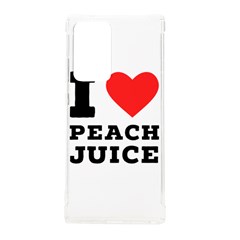 I Love Peach Juice Samsung Galaxy Note 20 Ultra Tpu Uv Case by ilovewhateva