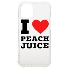 I Love Peach Juice Iphone 12 Mini Tpu Uv Print Case	 by ilovewhateva