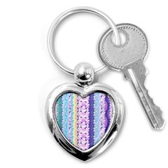 Background Graphic Beautiful Wallpaper Art Key Chain (heart) by danenraven