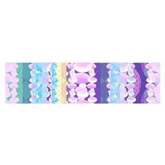 Background Graphic Beautiful Wallpaper Art Oblong Satin Scarf (16  X 60 ) by danenraven