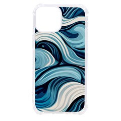 Pattern Ocean Waves Arctic Ocean Blue Nature Sea Iphone 13 Mini Tpu Uv Print Case by danenraven