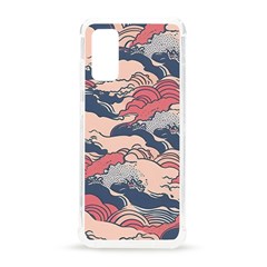 Waves Ocean Sea Water Pattern Rough Seas Samsung Galaxy S20 6 2 Inch Tpu Uv Case by danenraven