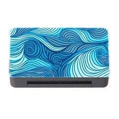 Ocean Waves Sea Abstract Pattern Water Blue Memory Card Reader With Cf by danenraven