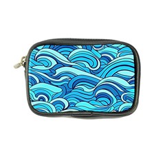 Pattern Ocean Waves Blue Nature Sea Abstract Coin Purse by danenraven