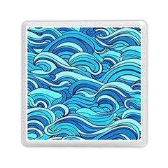 Pattern Ocean Waves Blue Nature Sea Abstract Memory Card Reader (square) by danenraven