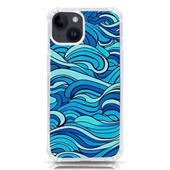 Pattern Ocean Waves Blue Nature Sea Abstract Iphone 14 Tpu Uv Print Case