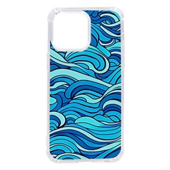 Pattern Ocean Waves Blue Nature Sea Abstract Iphone 14 Pro Max Tpu Uv Print Case by danenraven