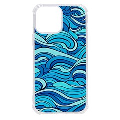 Pattern Ocean Waves Blue Nature Sea Abstract Iphone 13 Pro Max Tpu Uv Print Case by danenraven