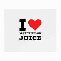 I Love Watermelon Juice Small Glasses Cloth by ilovewhateva