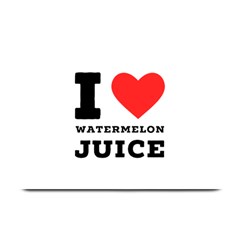 I Love Watermelon Juice Plate Mats by ilovewhateva