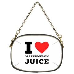 I Love Watermelon Juice Chain Purse (one Side) by ilovewhateva