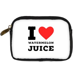 I Love Watermelon Juice Digital Camera Leather Case by ilovewhateva