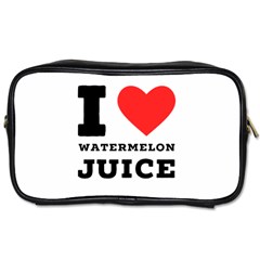 I Love Watermelon Juice Toiletries Bag (one Side) by ilovewhateva