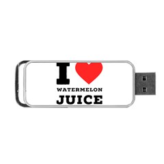 I Love Watermelon Juice Portable Usb Flash (two Sides) by ilovewhateva