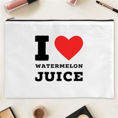 I Love Watermelon Juice Cosmetic Bag (xxxl) by ilovewhateva