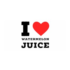 I Love Watermelon Juice Satin Wrap 35  X 70  by ilovewhateva