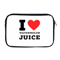 I Love Watermelon Juice Apple Macbook Pro 17  Zipper Case by ilovewhateva