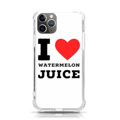 I Love Watermelon Juice Iphone 11 Pro 5 8 Inch Tpu Uv Print Case by ilovewhateva