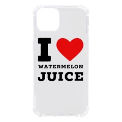 I Love Watermelon Juice Iphone 13 Tpu Uv Print Case by ilovewhateva