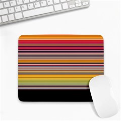 Neopolitan Horizontal Lines Strokes Small Mousepad by Bangk1t