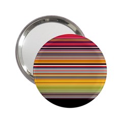 Neopolitan Horizontal Lines Strokes 2 25  Handbag Mirrors