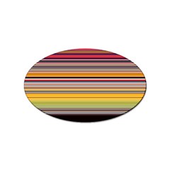 Neopolitan Horizontal Lines Strokes Sticker (oval) by Bangk1t