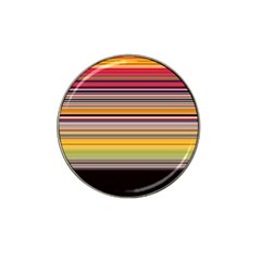 Neopolitan Horizontal Lines Strokes Hat Clip Ball Marker (4 Pack)