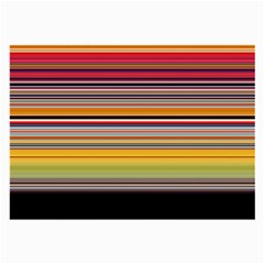 Neopolitan Horizontal Lines Strokes Large Glasses Cloth by Bangk1t