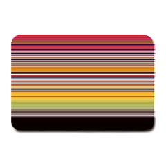 Neopolitan Horizontal Lines Strokes Plate Mats by Bangk1t