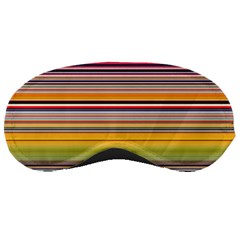 Neopolitan Horizontal Lines Strokes Sleeping Mask