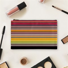 Neopolitan Horizontal Lines Strokes Cosmetic Bag (medium) by Bangk1t