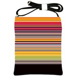 Neopolitan Horizontal Lines Strokes Shoulder Sling Bag Front