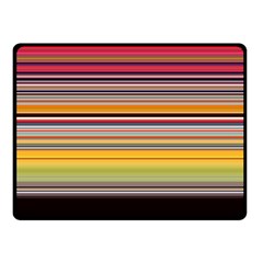 Neopolitan Horizontal Lines Strokes Fleece Blanket (small) by Bangk1t