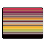 Neopolitan Horizontal Lines Strokes Fleece Blanket (Small) 50 x40  Blanket Front