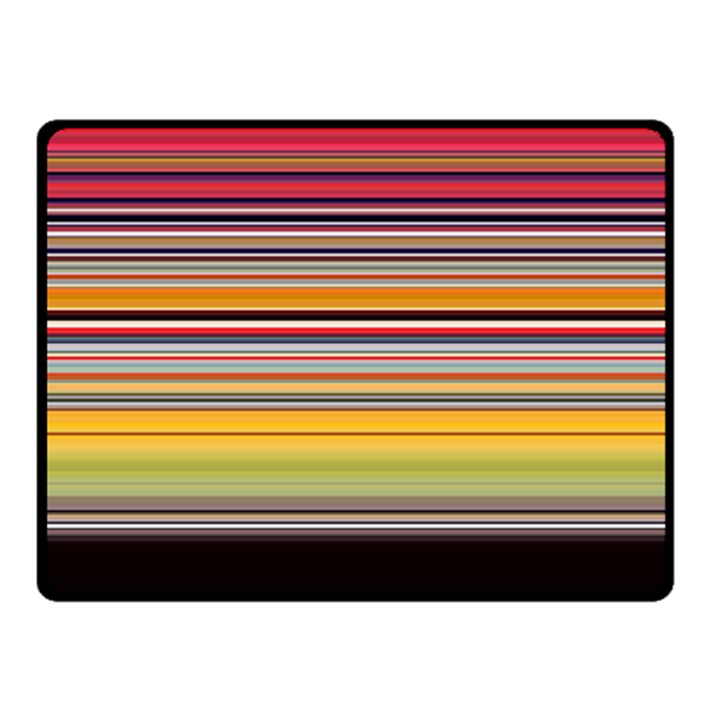 Neopolitan Horizontal Lines Strokes Fleece Blanket (Small)