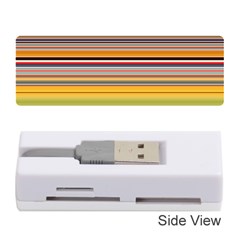 Neopolitan Horizontal Lines Strokes Memory Card Reader (stick)