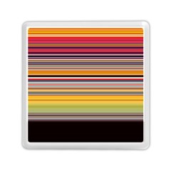 Neopolitan Horizontal Lines Strokes Memory Card Reader (square) by Bangk1t