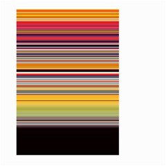 Neopolitan Horizontal Lines Strokes Large Garden Flag (two Sides)